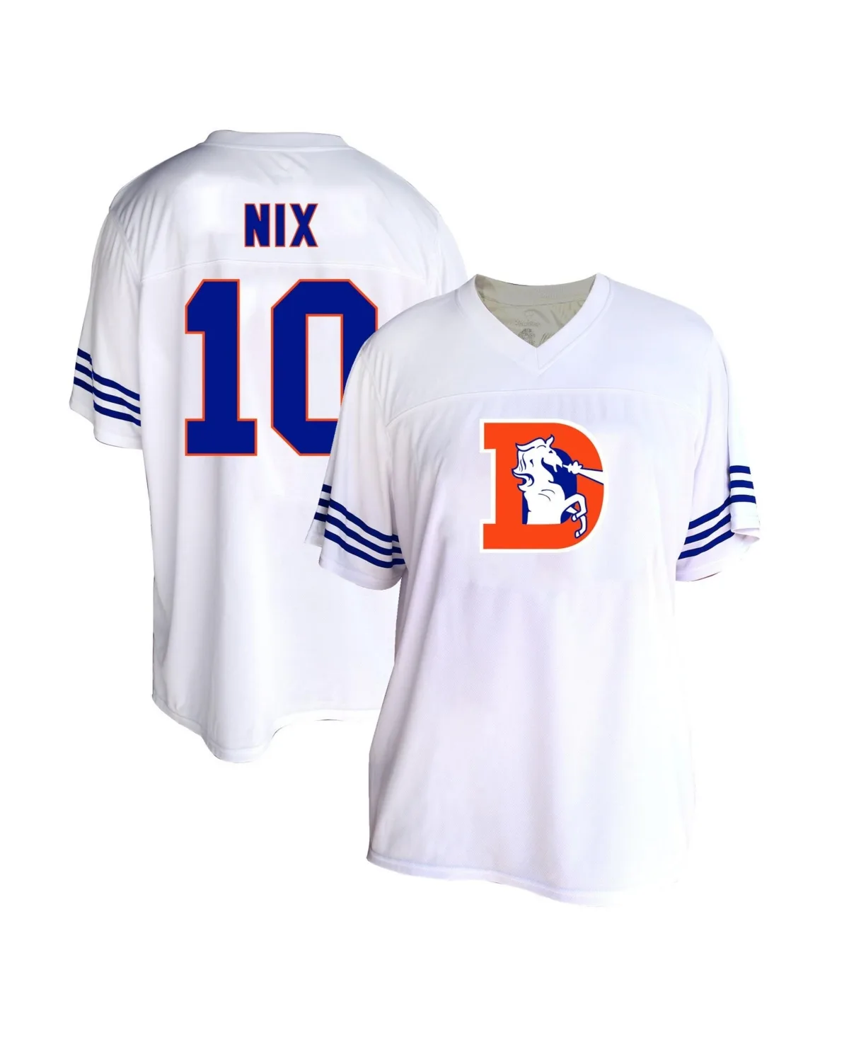 Denver Broncos Bo Nix Droptail-Hem Fashion Jersey by Fanatics