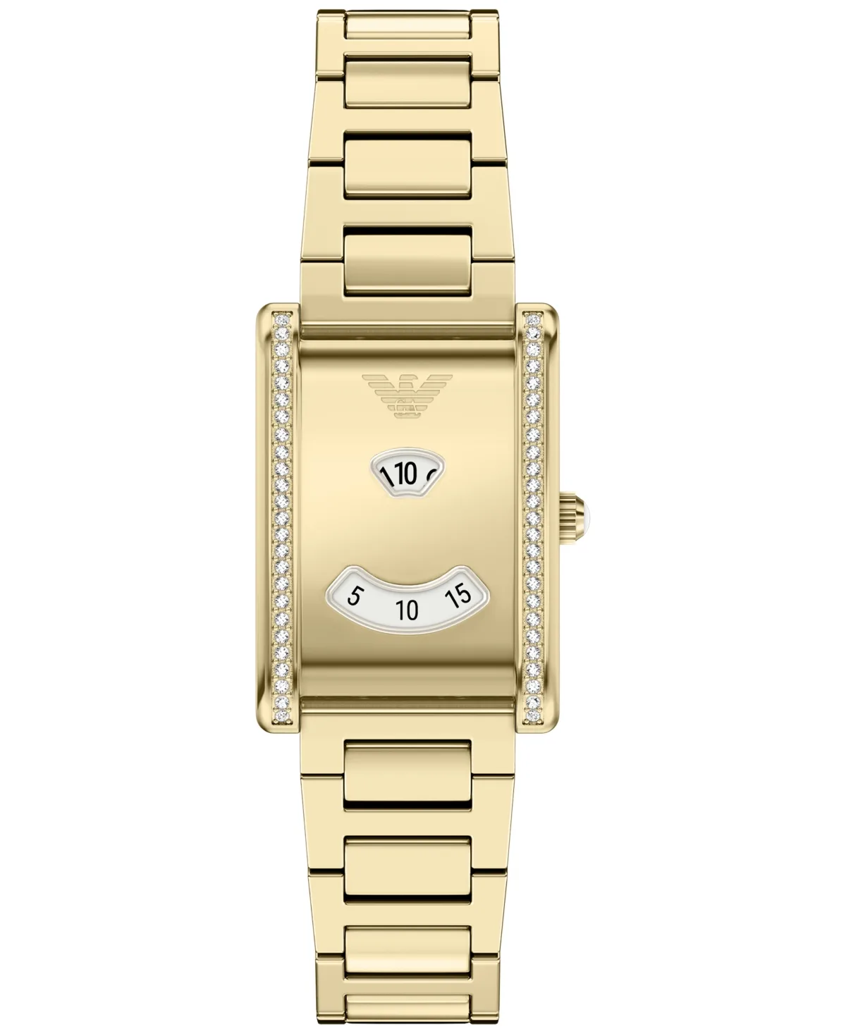 Quartz Two-Hand Gold-Tone Stainless Steel Bracelet Watch 23mm by Armani