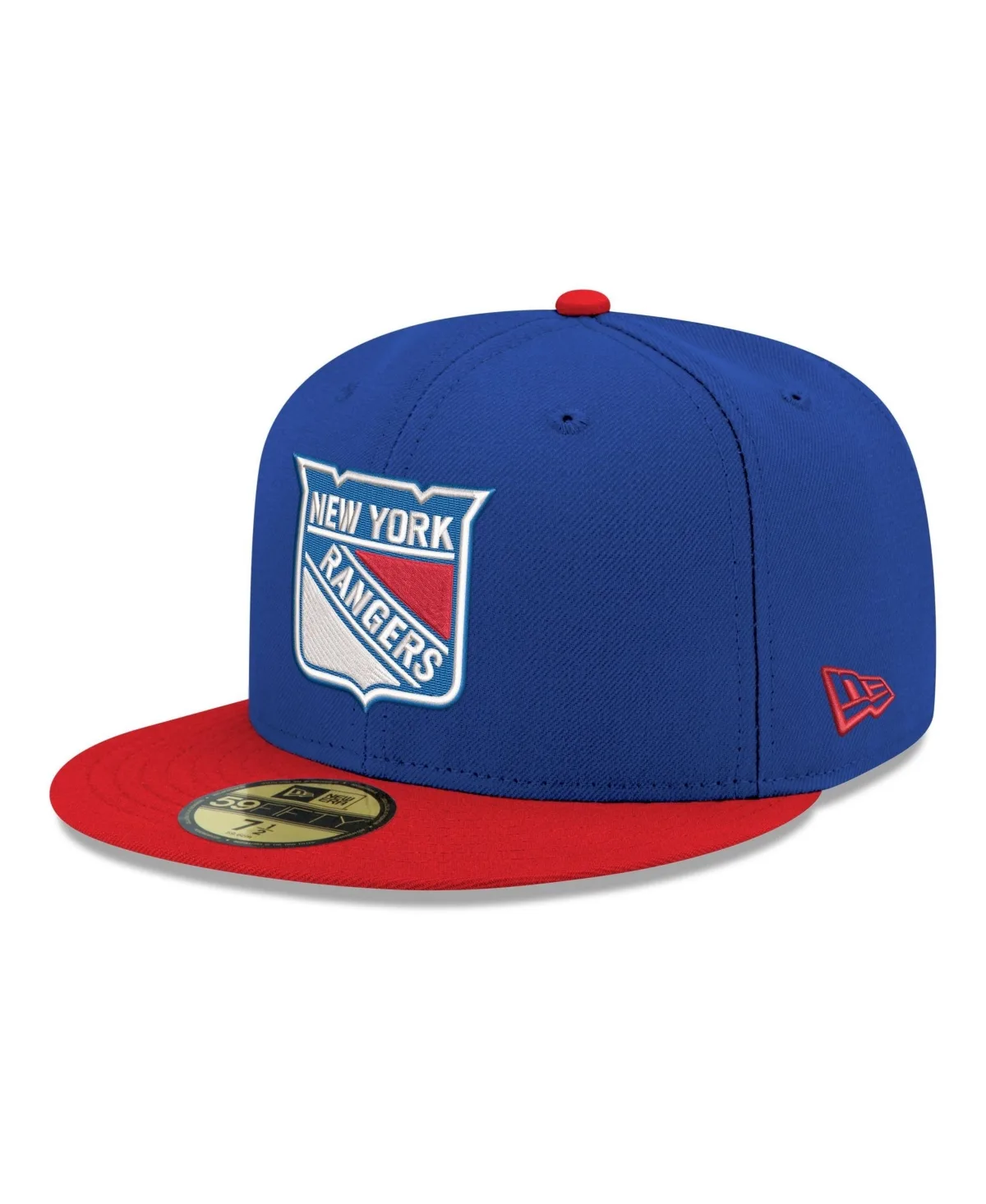 New York Rangers 59FIFTY Fitted Flat-Bill Hat by New Era
