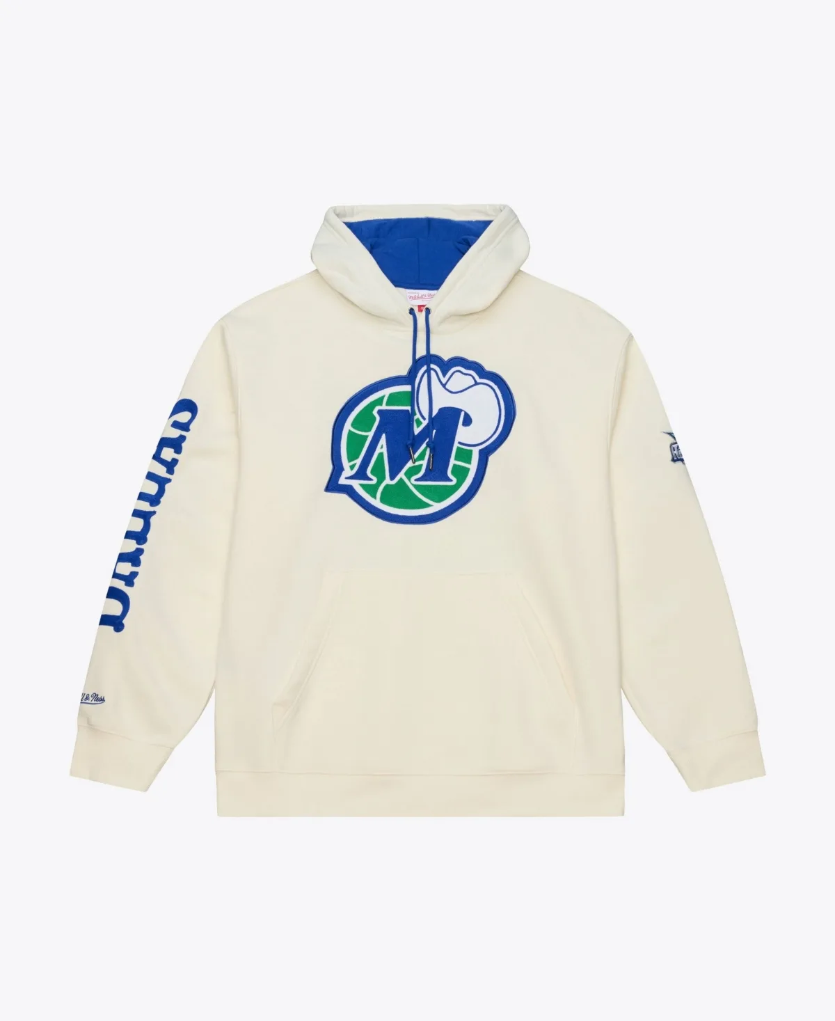 Dallas Mavericks Hardwood Classics Fleece Chain-Stitched Hoodie by Mitchell & Ness