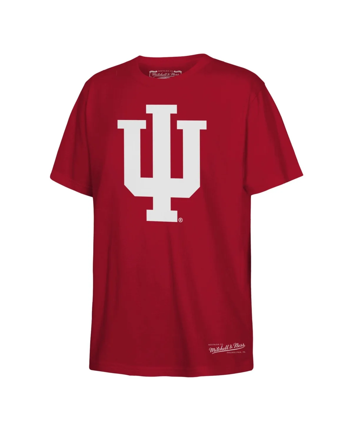Indiana Hoosiers Throwback Screen Print T-Shirt by Mitchell & Ness