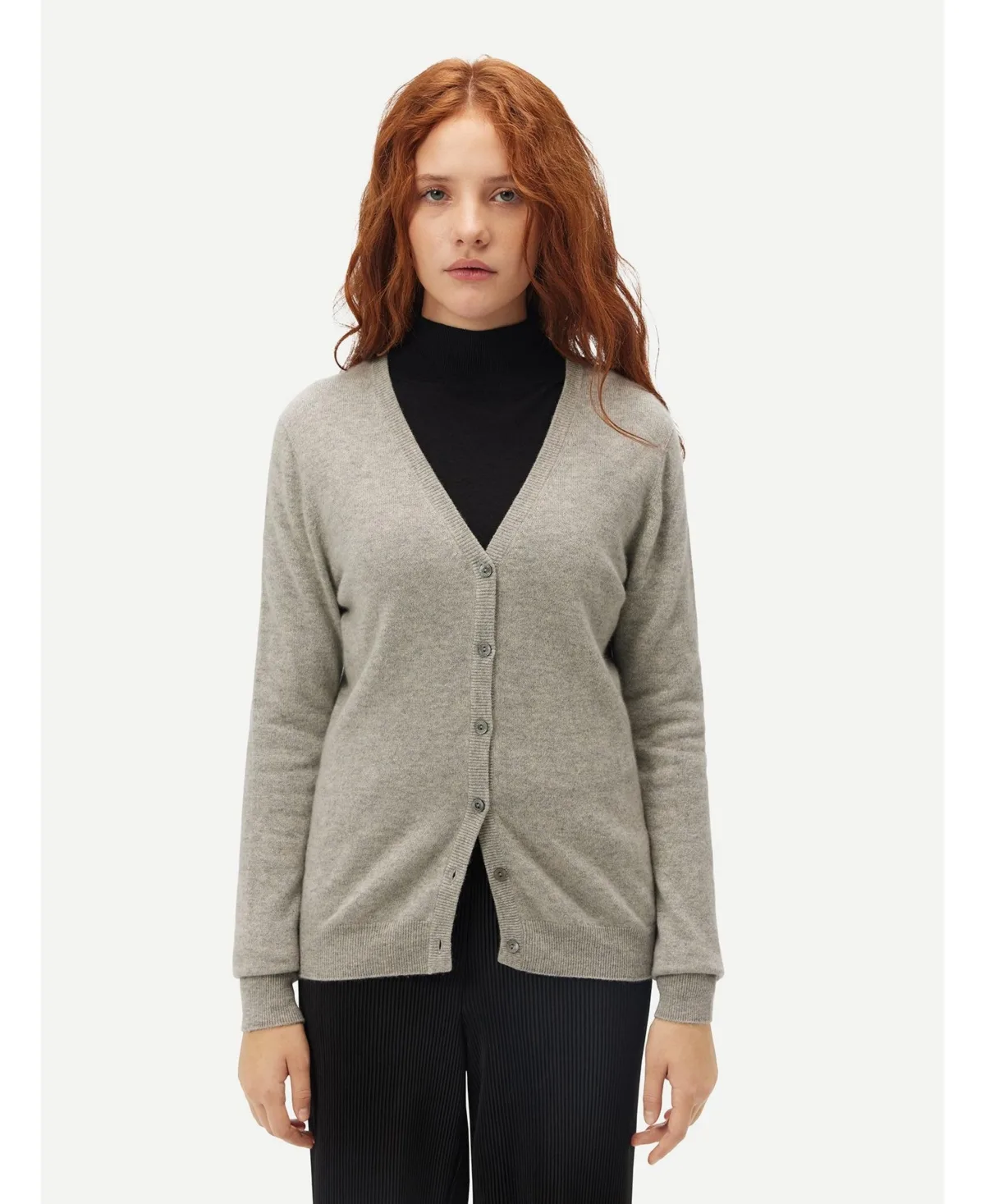 V-Neck Cardigan by Gobi Cashmere