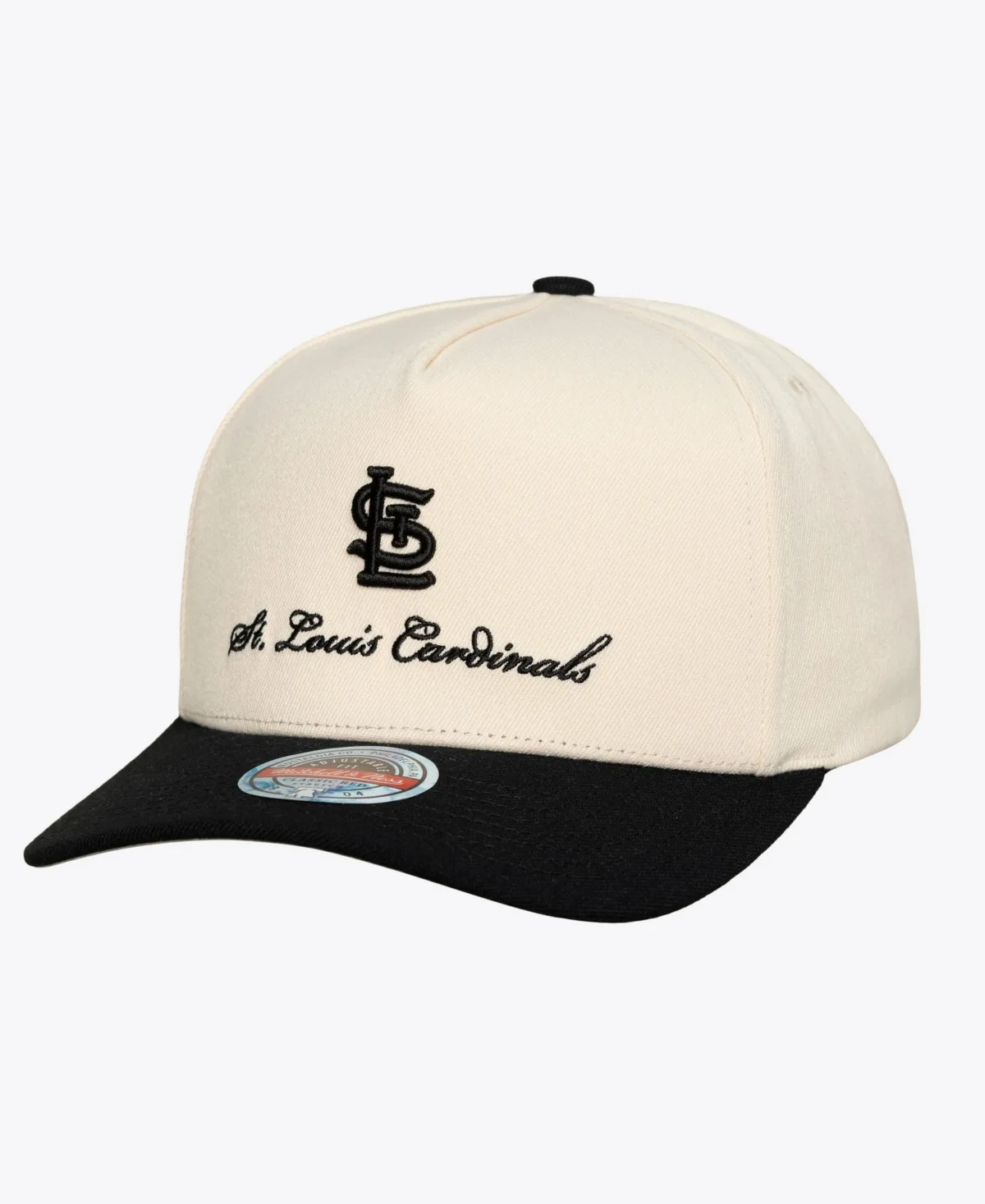 St. Louis Cardinals Stretch-Snap High Crown Baseball Cap by Mitchell & Ness