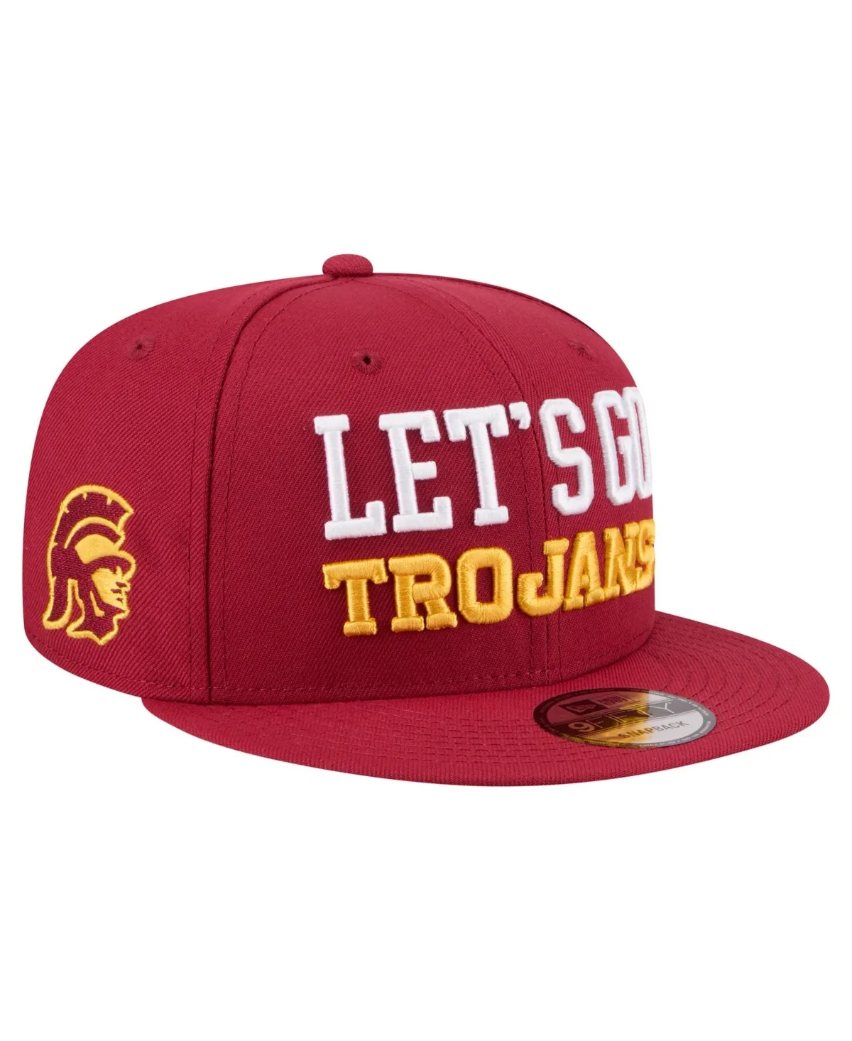 Usc Trojans Snapback Flat Bill Baseball Cap by New Era