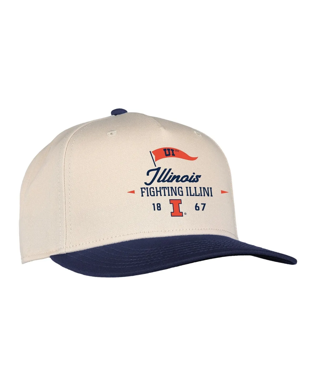 Illinois Fighting Illini Embroidered Five-Panel Baseball Cap by Ahead