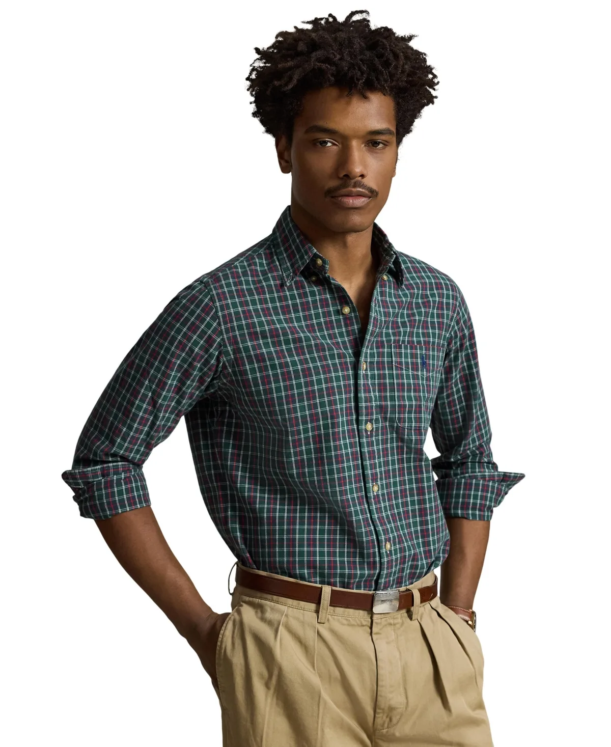 Classic Fit Long Sleeve Oxford Shirt