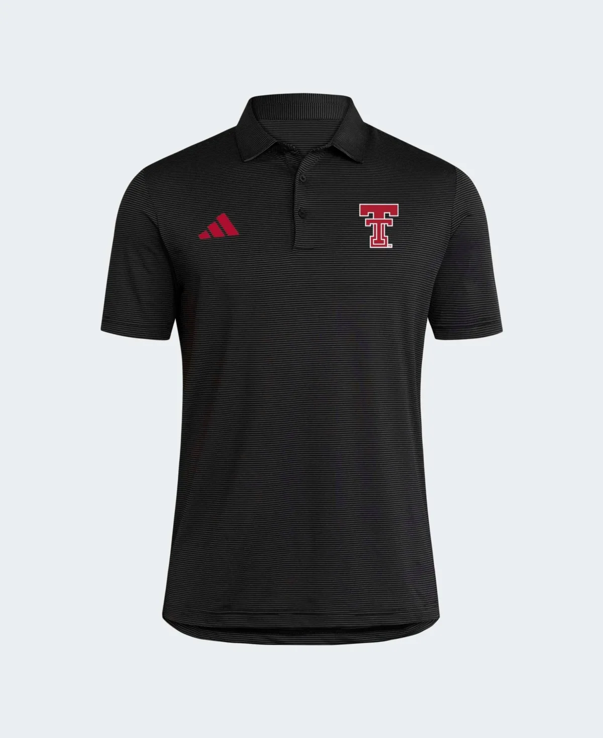 Texas Tech Red Raiders Ultimate365 Stripe Polo Shirt by adidas