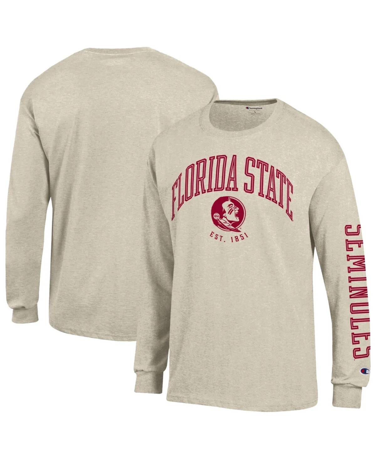 Florida State Seminoles Neutral Arch Long-Sleeve T-Shirt by Champion