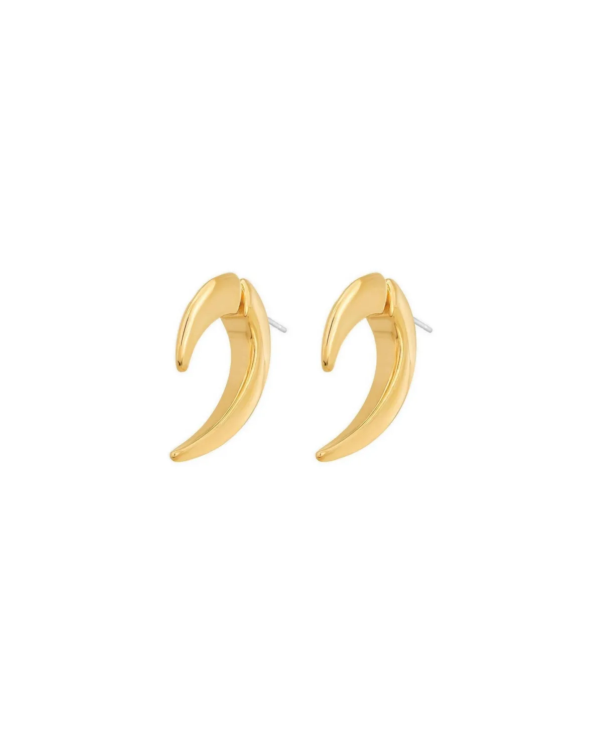 Johanna Textured Jacket Earrings 14k Gold Plated Unique by Chloé