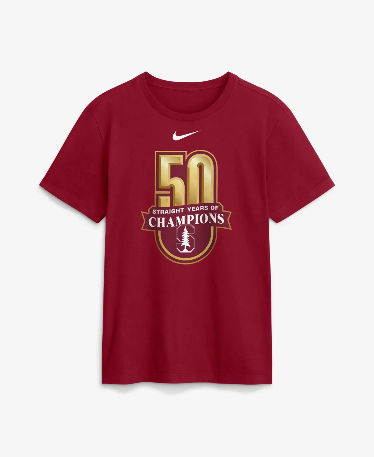 Stanford Cardinal 50 Years of Champions T-Shirt by Nike