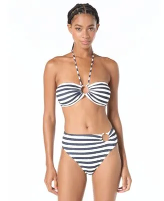 Bandeau Neck Top High Waist Bottoms by Michael Kors