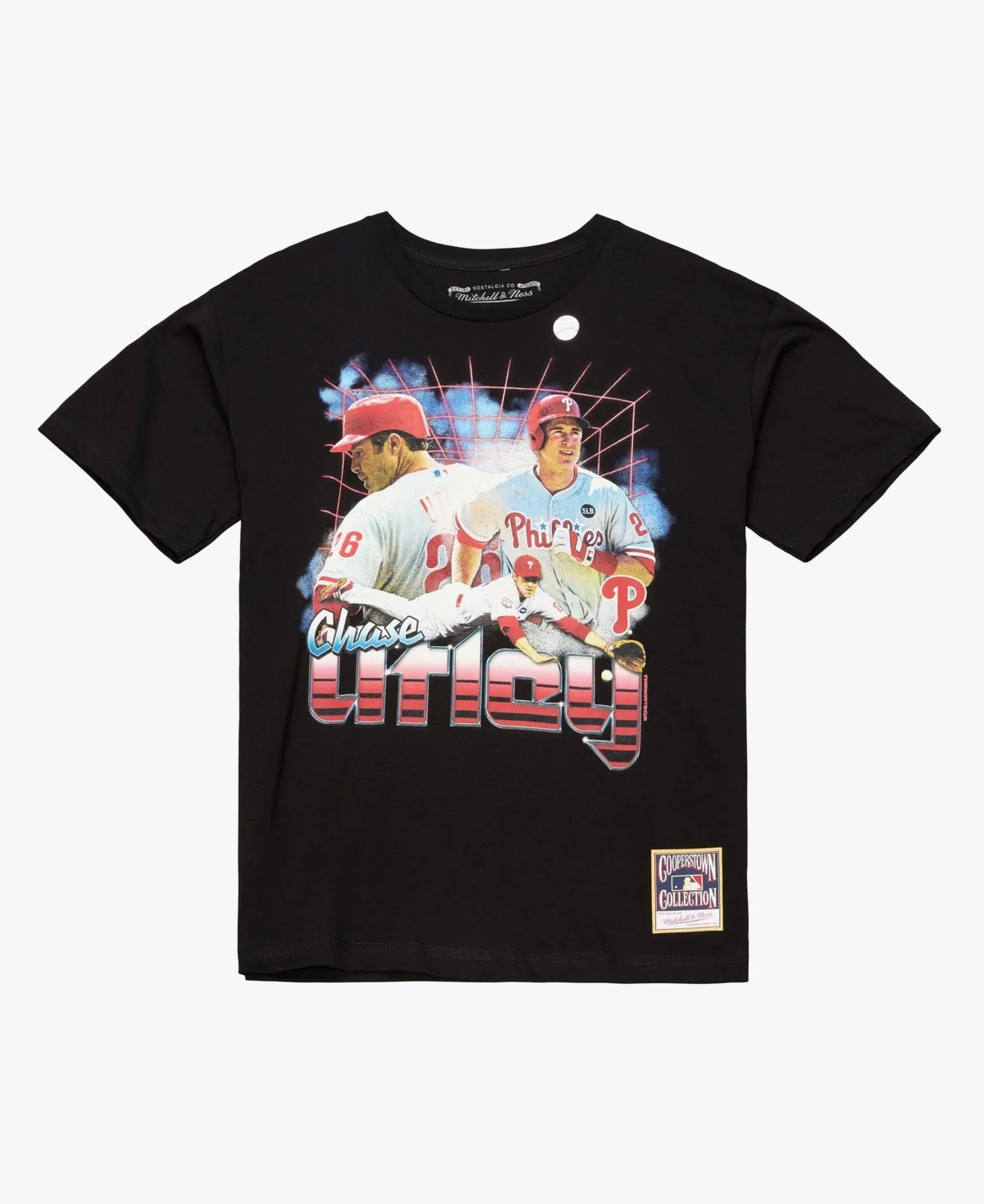 Philadelphia Phillies Legendary Collage Crewneck Classic-Fit T-Shirt by Mitchell & Ness