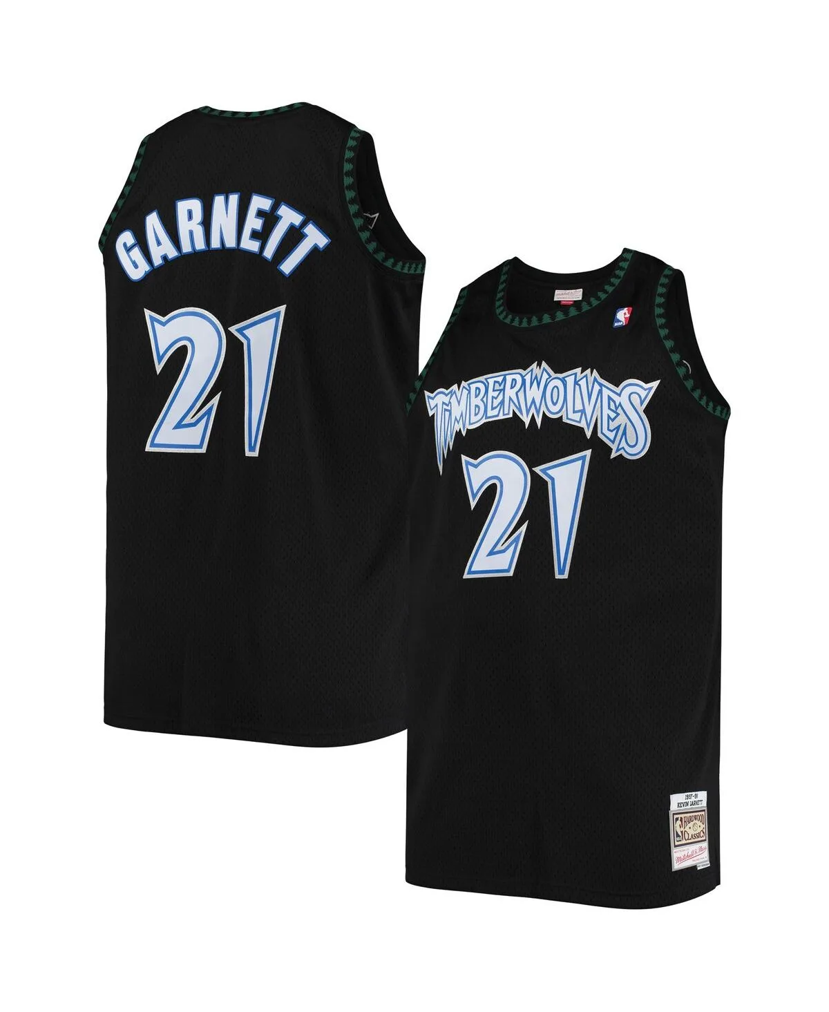 Kevin Garnett Minnesota Timberwolves Hardwood Classics Jersey by Mitchell & Ness