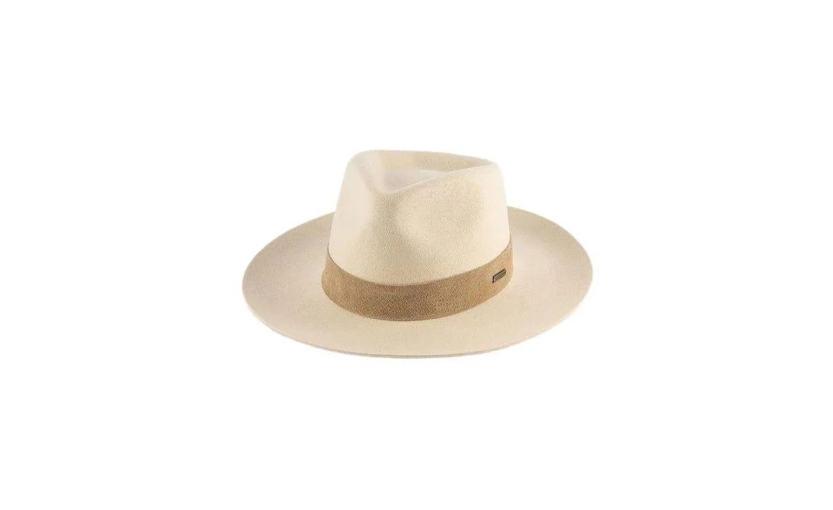 Wide Brim Fedora Holly Rancher Suede Hat by Gigi Pip