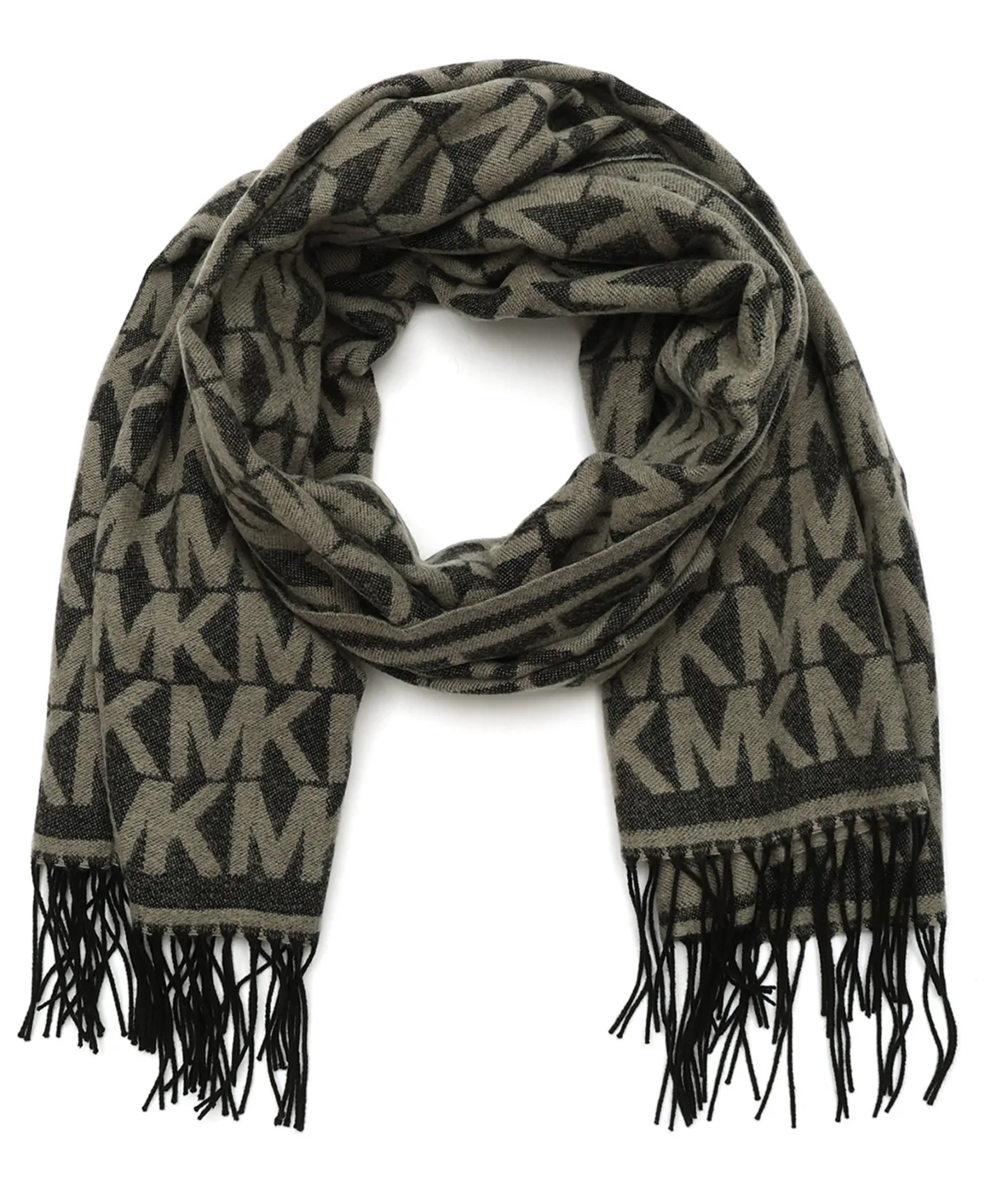 Allover MK Yarn Dye Scarf by MICHAEL Michael Kors