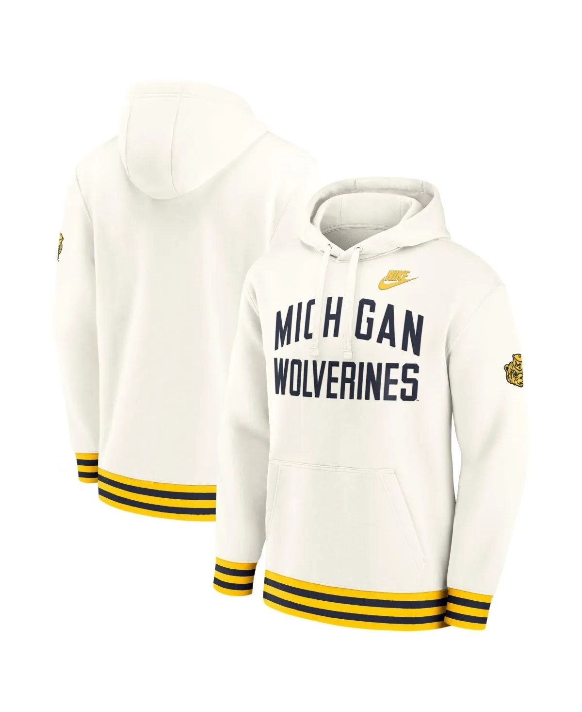 Michigan Wolverines Legacy Retro Relaxed-Fit Pullover Hoodie by Nike