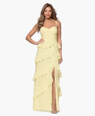 Ruffle Detail Tiered Maxi Dress by Xscape