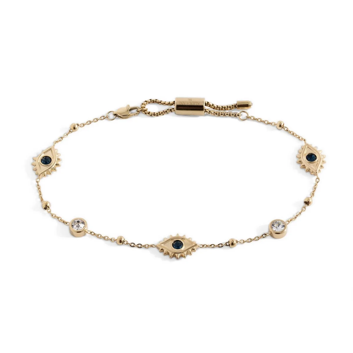 Evil Eye Crystal Anklet by Alex and Ani