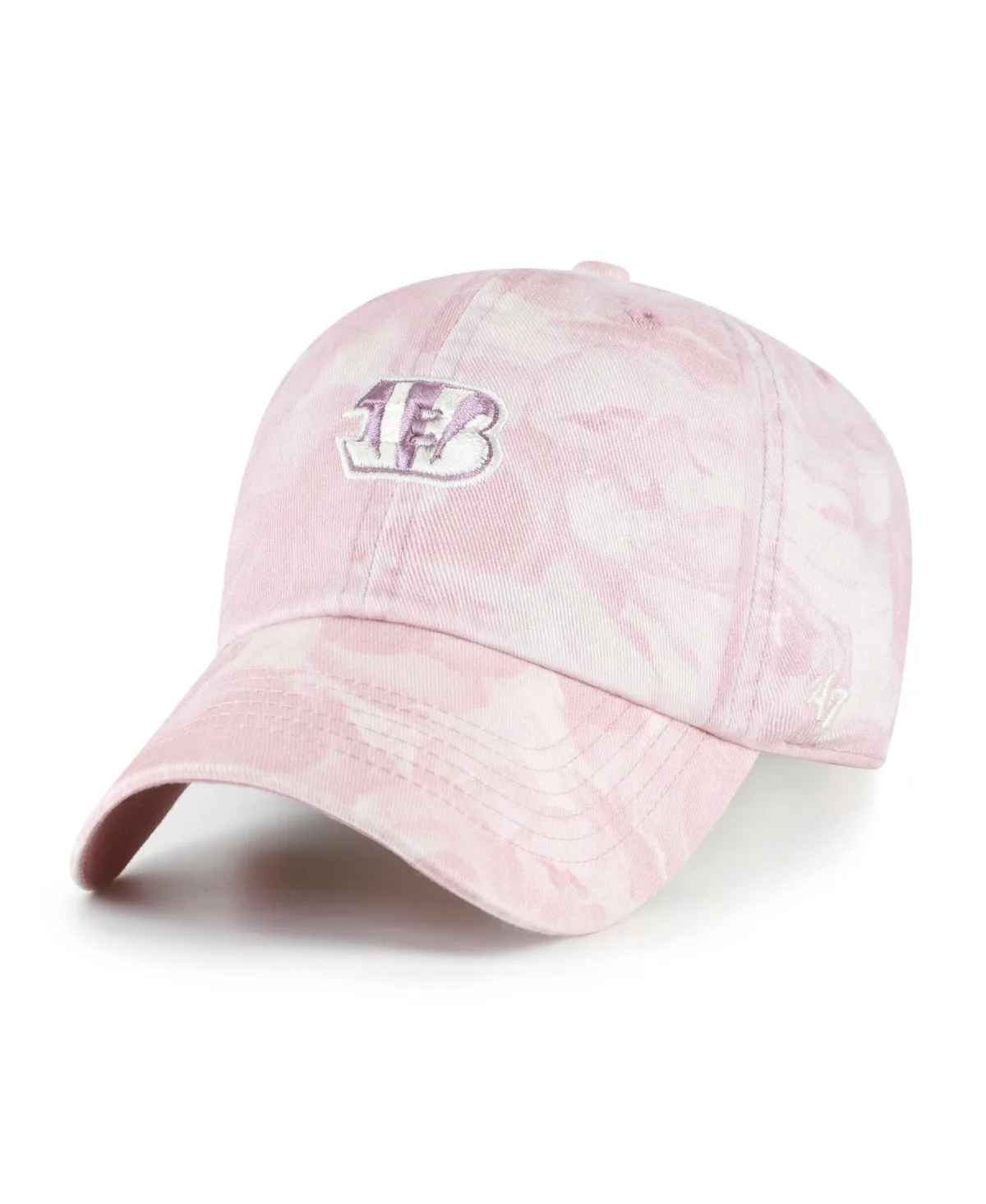 Cincinnati Bengals Floral-Print Garment-Washed Clean Up Adjustable Hat by 47 Brand