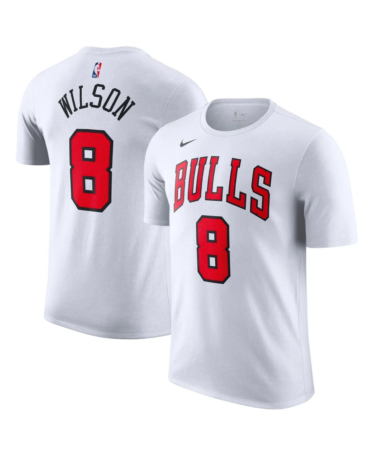 Caleb Wilson Chicago Bulls Association Edition Name & Number T-Shirt by Nike
