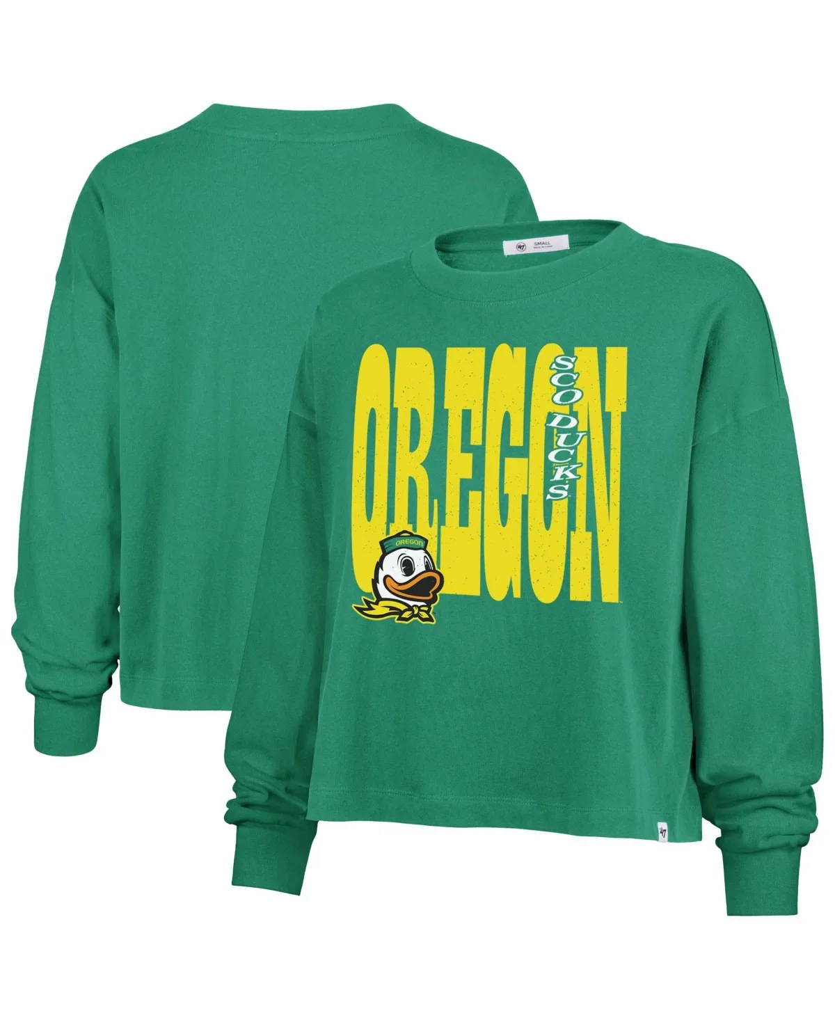 Oregon Ducks Stacked Sydney Long Sleeve T-Shirt by 47 Brand