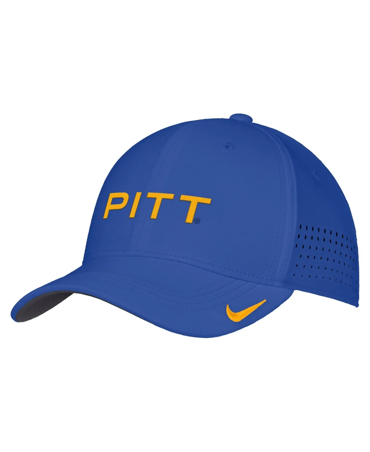 Pitt Panthers Stretch-Fit Curved-Bill Rise Hat by Nike
