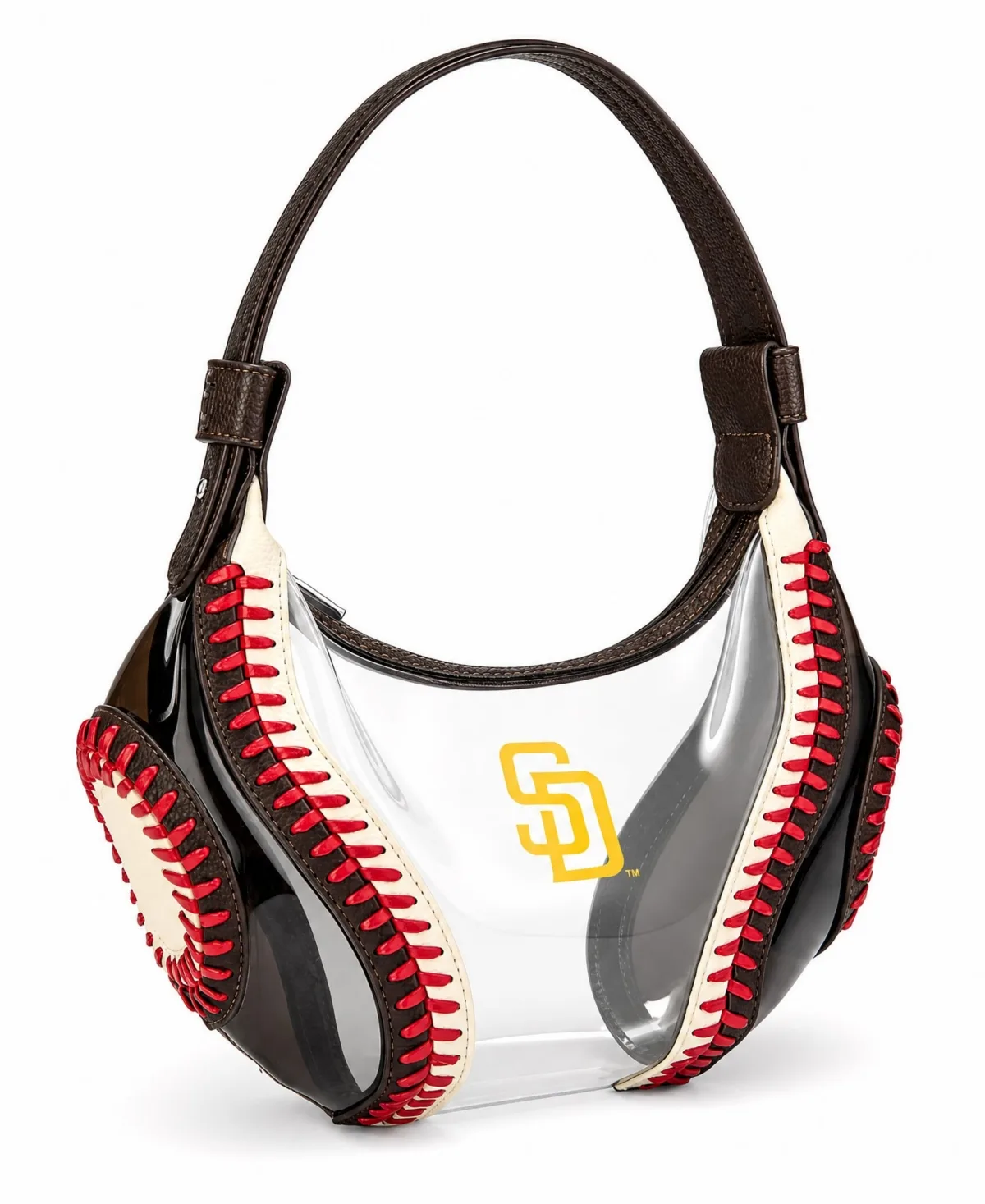 San Diego Padres Clear Slouchy Shoulder Bag by Montana West