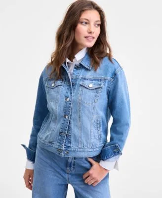 Modern Denim Trucker Jacket by On 34th