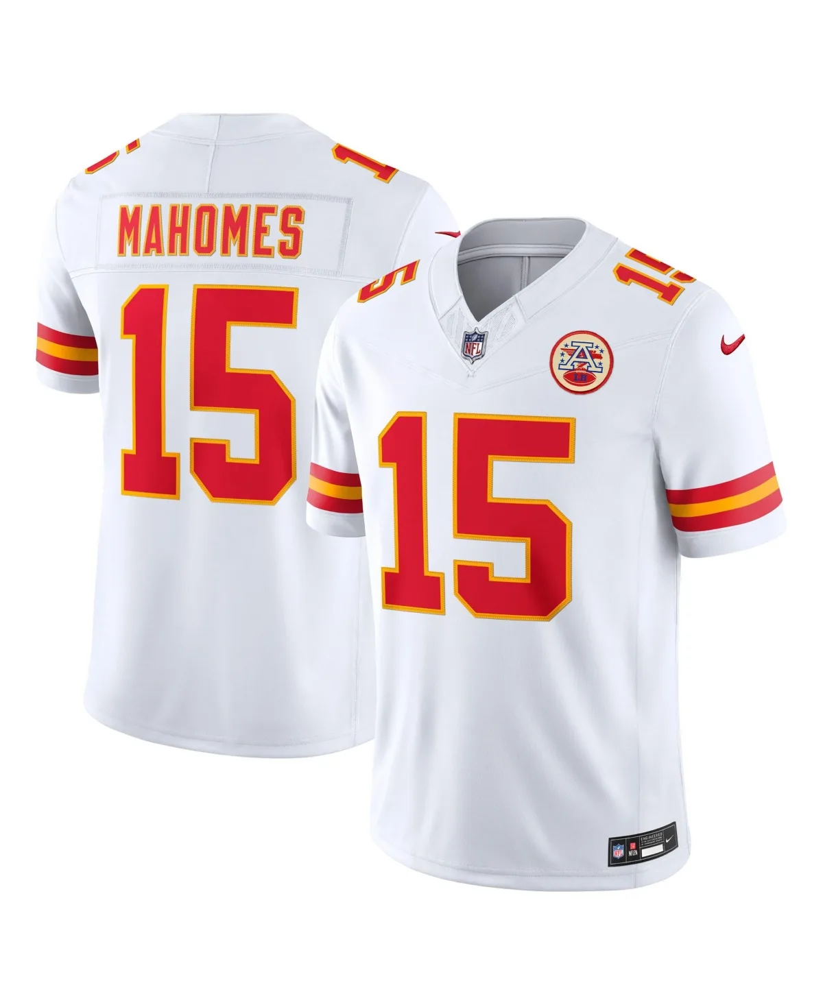 Patrick Mahomes Kansas City Chiefs Vapor F.u.s.e. Limited V-Neck Jersey by Nike