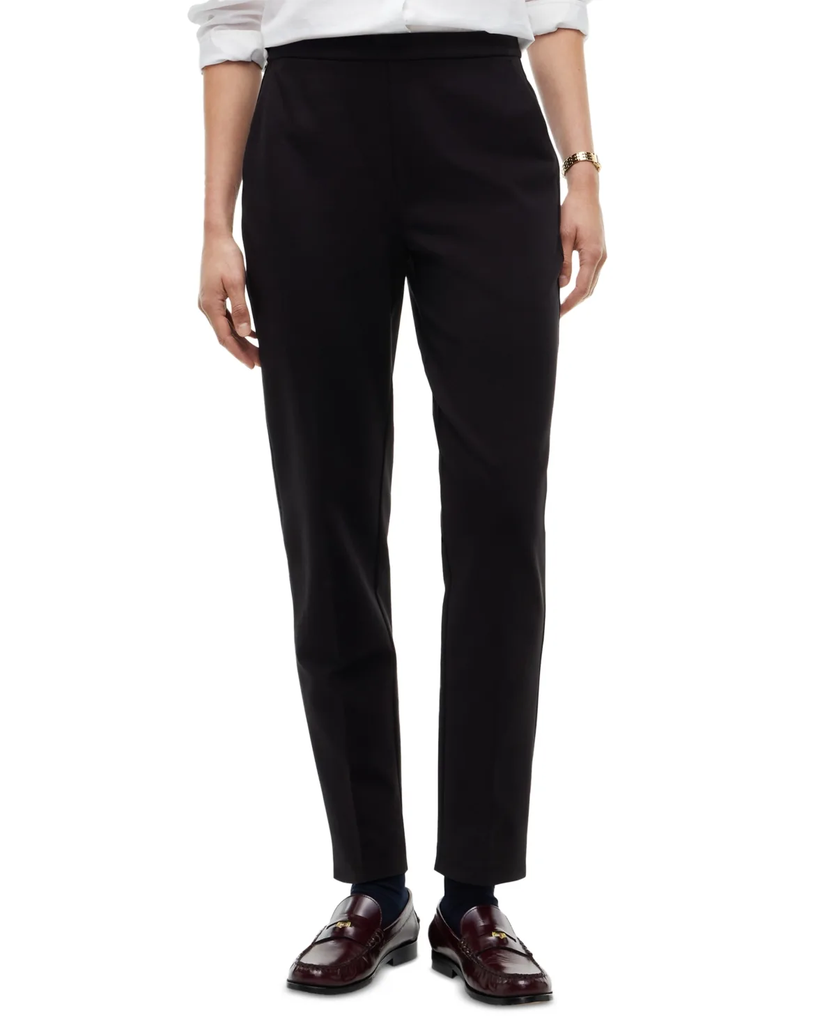 Straight Slim Pull-On Pants by Tommy Hilfiger