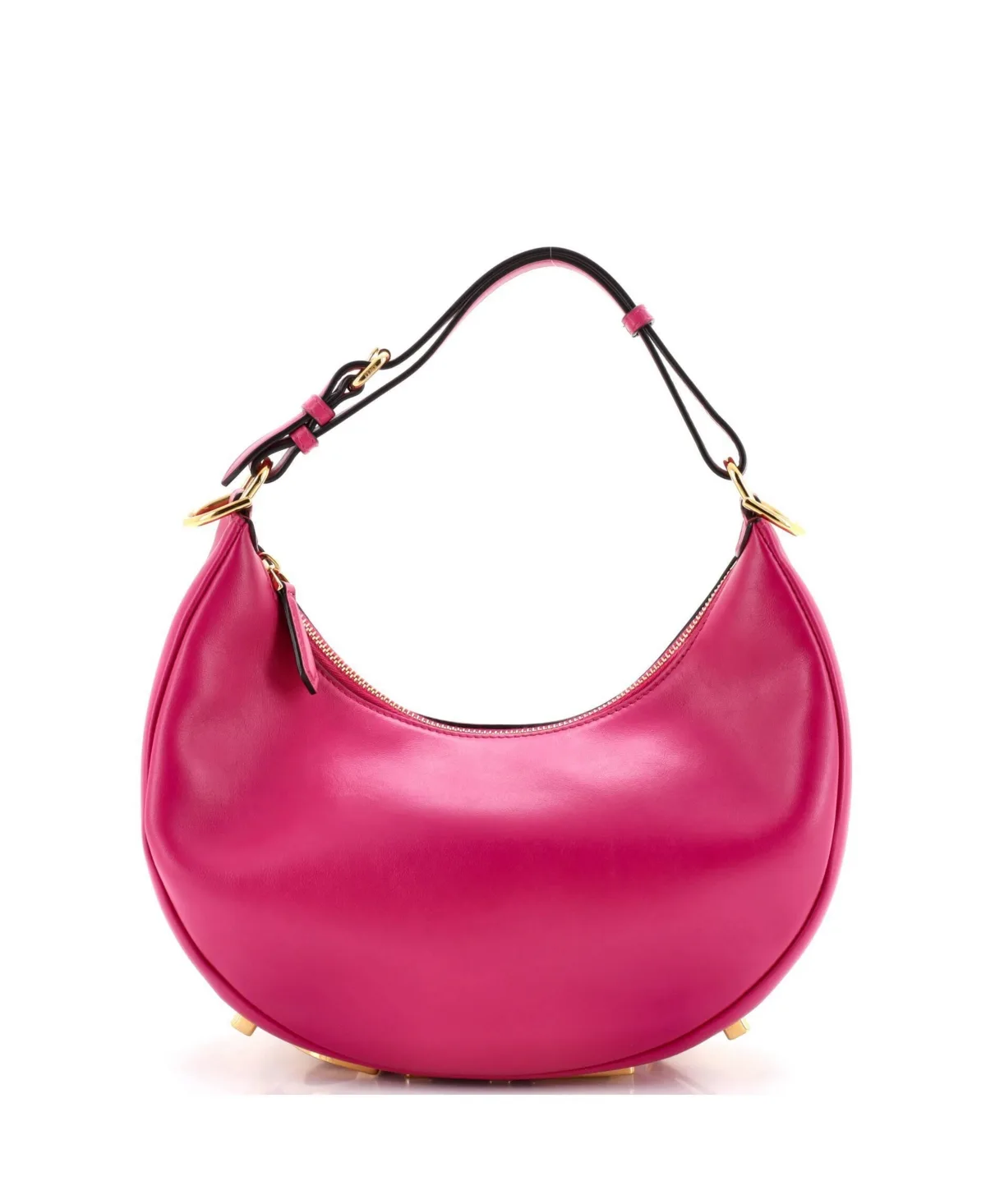 Pre-Owned Small Fendigraphy Bag Leather by FENDI
