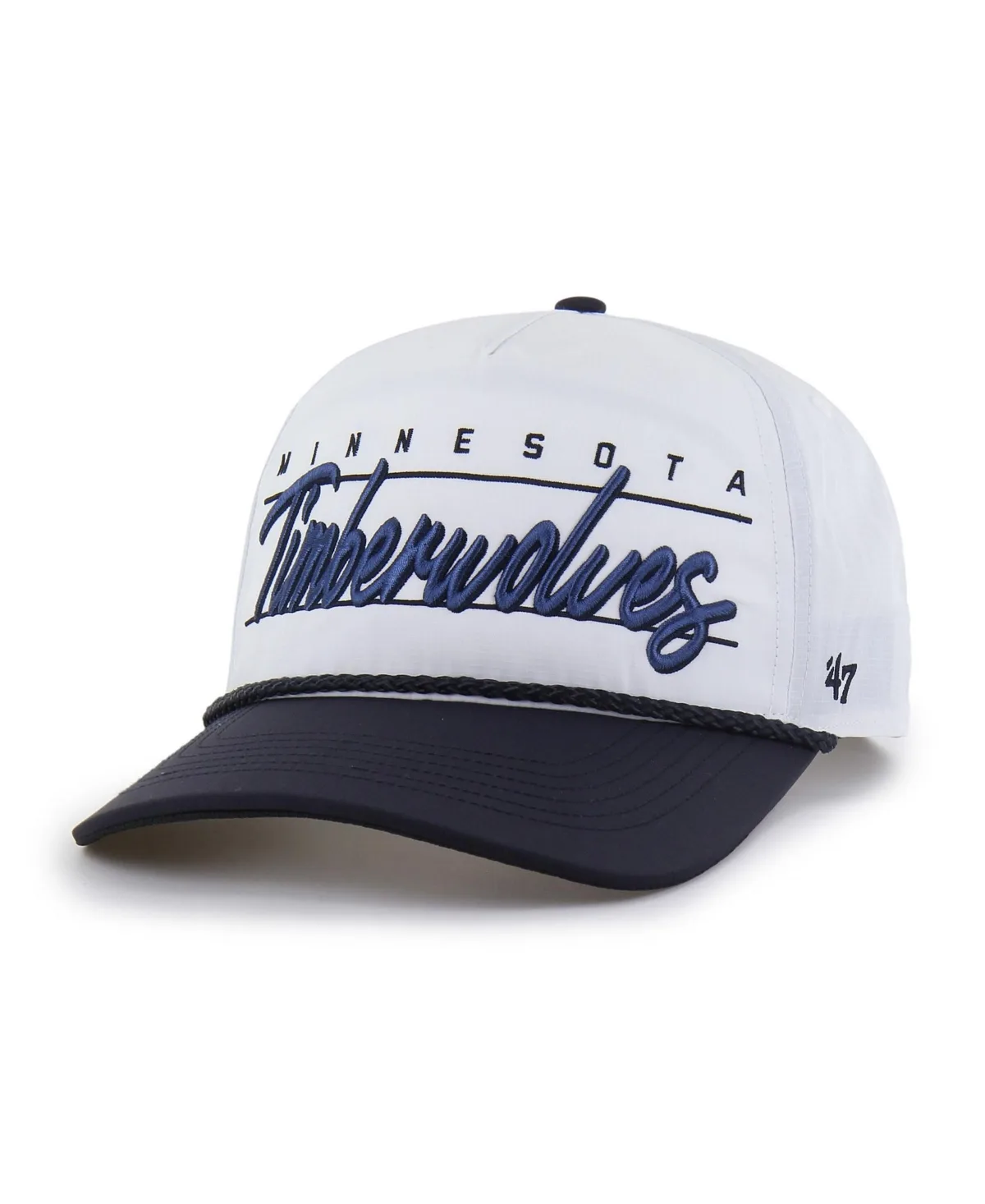 Minnesota Timberwolves Brrr Condor Two-Tone Hitch Rope Adjustable Hat by 47 Brand