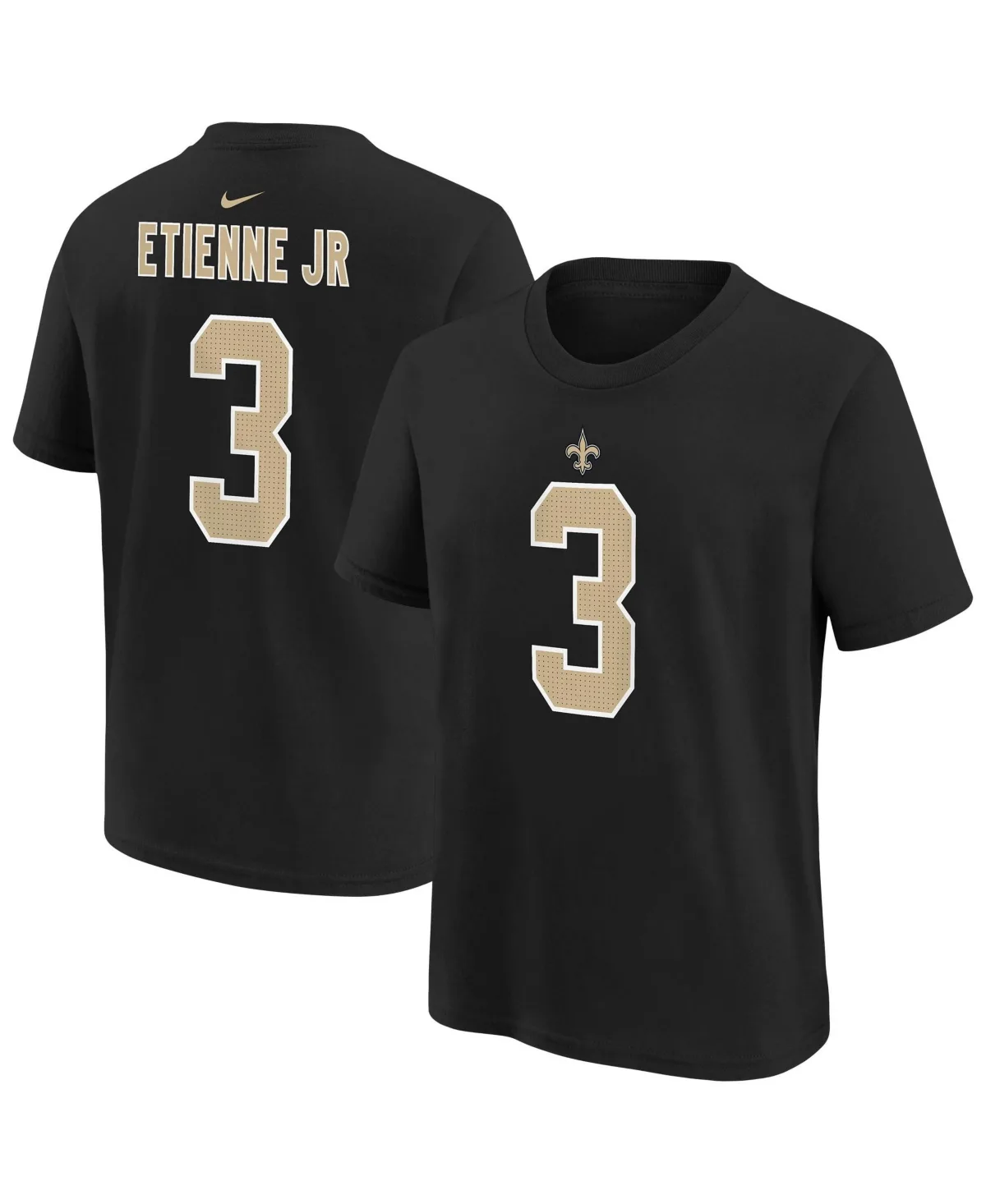 Travis Etienne Jr New Orleans Saints Name Number T-Shirt by Nike