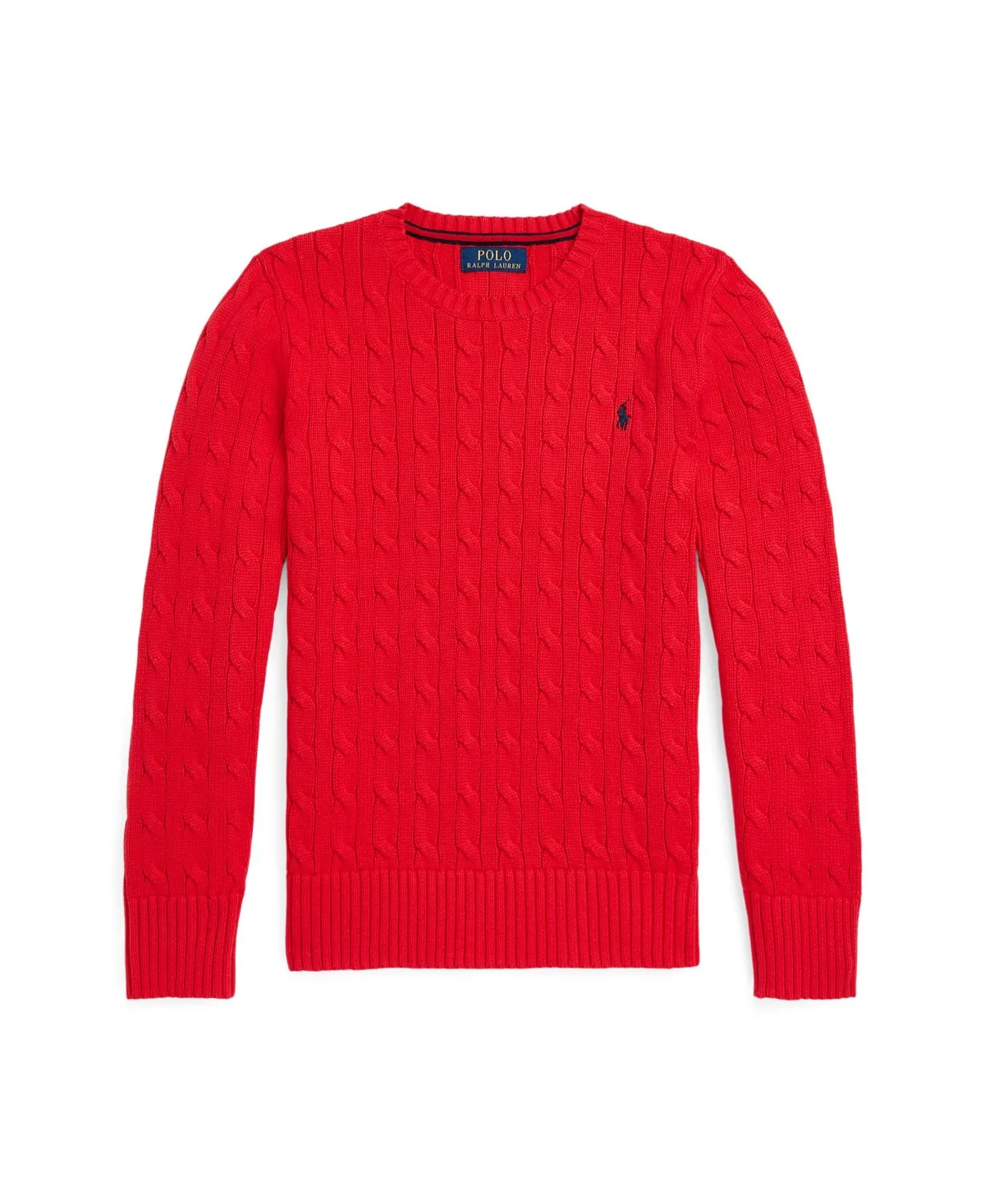 Cable-Knit Crewneck Sweater by Polo Ralph Lauren