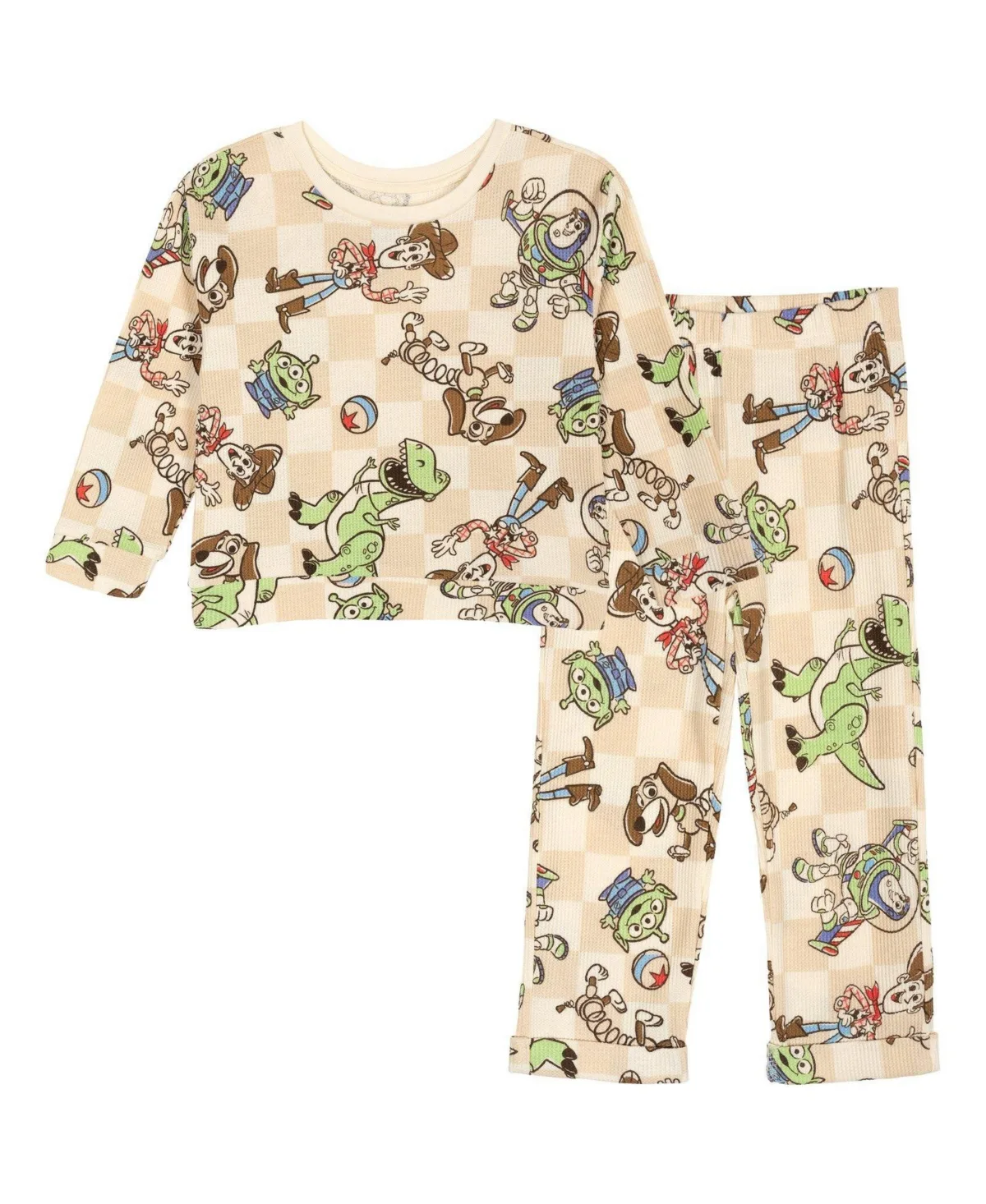 Loungewear 2-Piece Sweatshirt and Waffle Pants Set by Toy Story