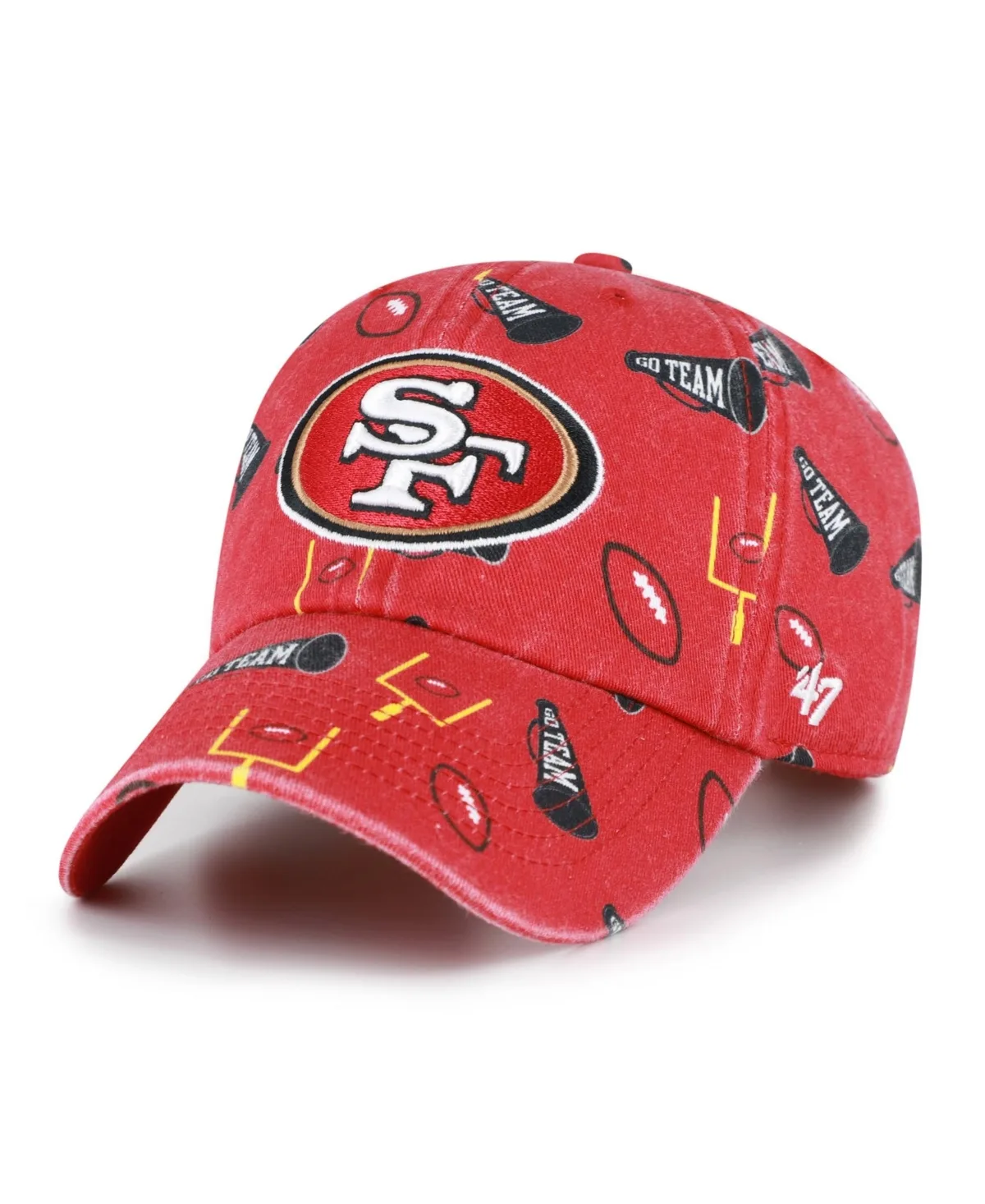 San Francisco 49ers Stomping Ground Clean Up Adjustable Hat by 47 Brand