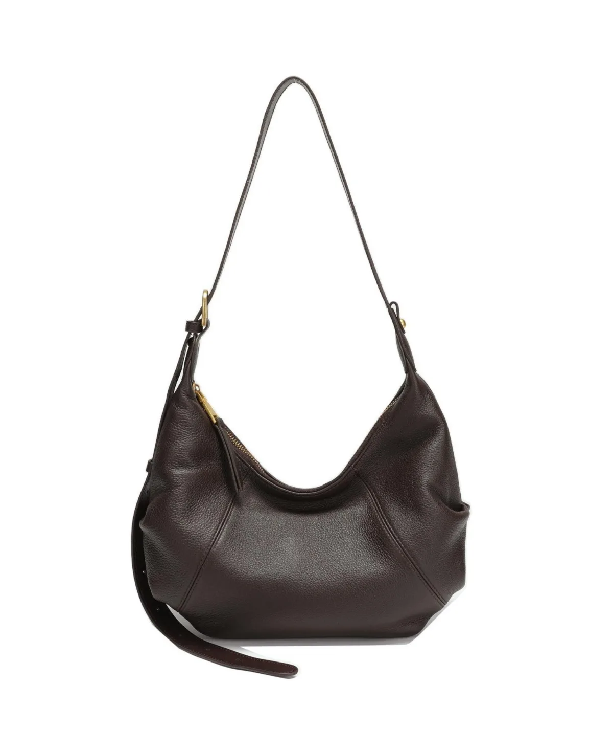 Nova Leather Crescent Hobo Medium Shoulder Bag Slouchy Half-Moon Dumpling Bag