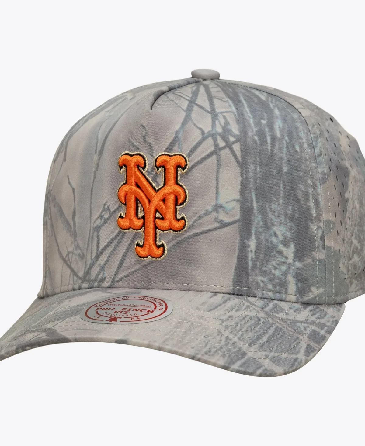 New York Mets Perfect Pro Pinch Adjustable Hat by Mitchell & Ness