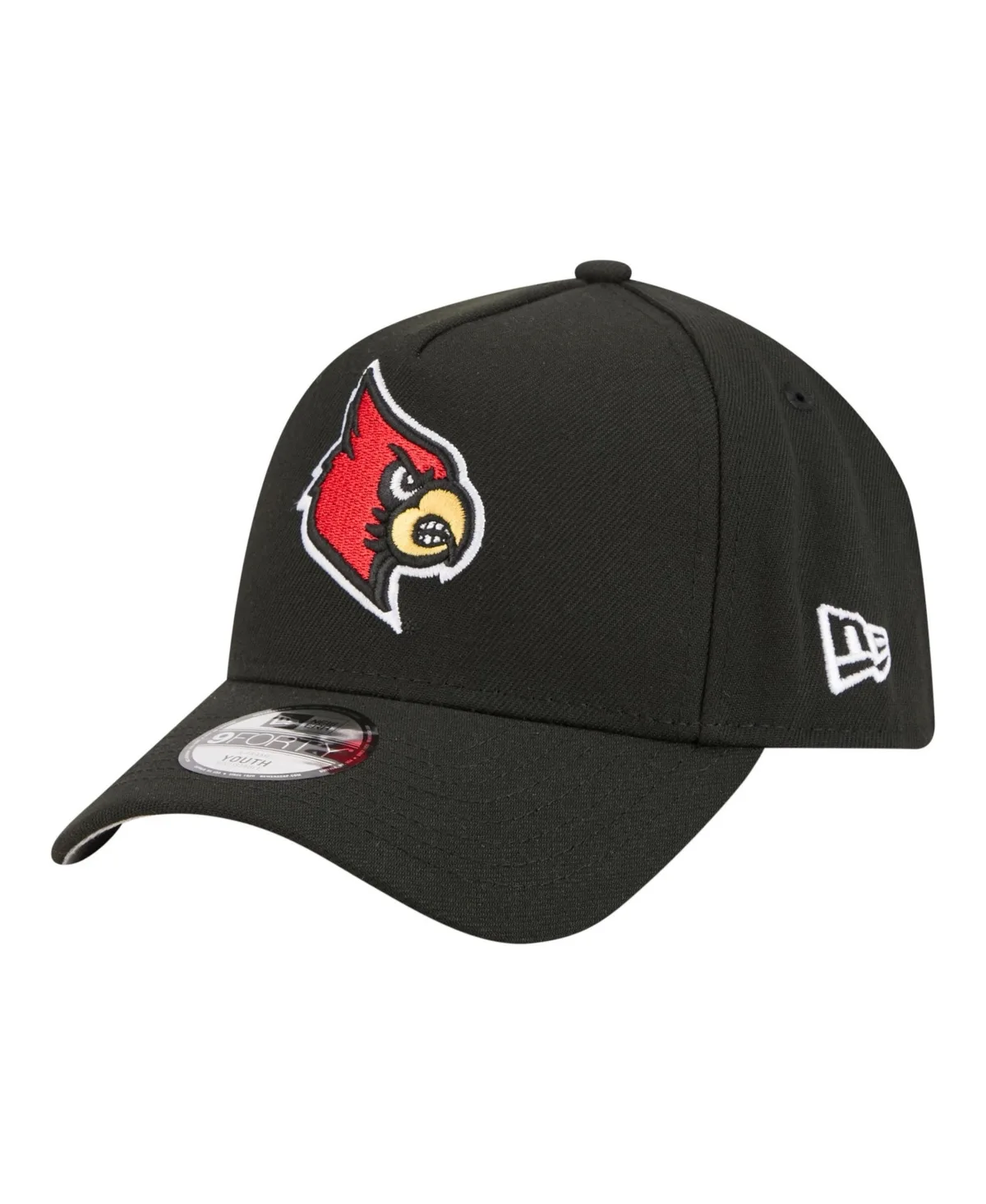 Louisville Cardinals 9FORTY A-Frame Embroidered Logo Baseball Cap by New Era