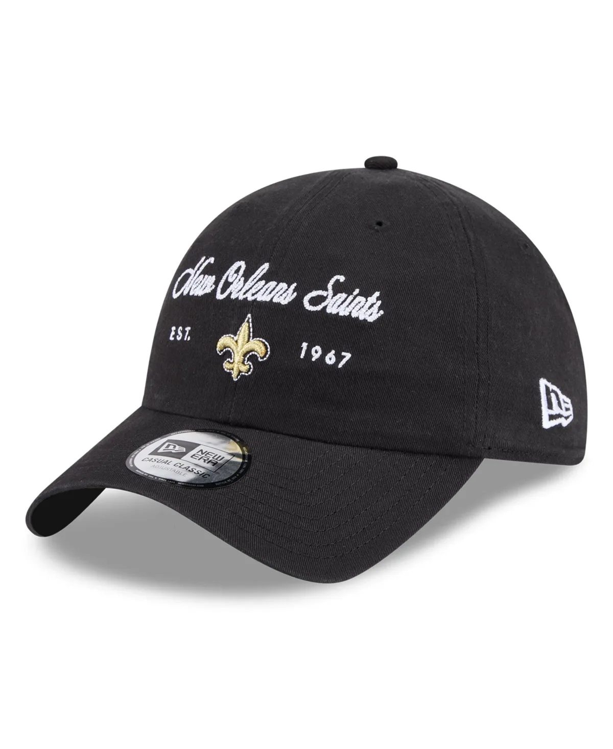 New Orleans Saints Heavy-Washed Adjustable Casual Classic Baseball Cap by New Era
