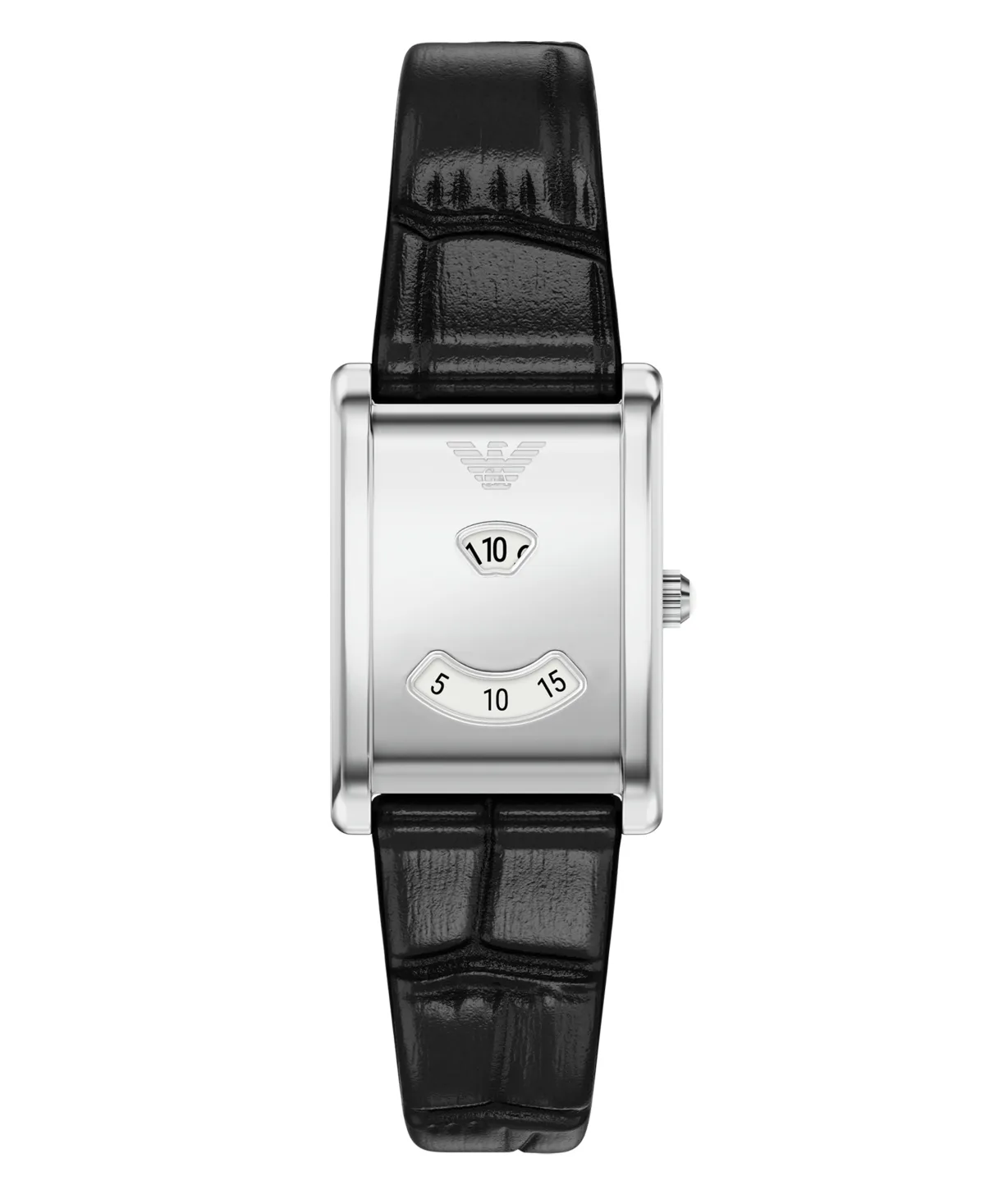 Emporio Armani Two-Hand Quartz Mystery Hour Leather Watch 23mm by Armani
