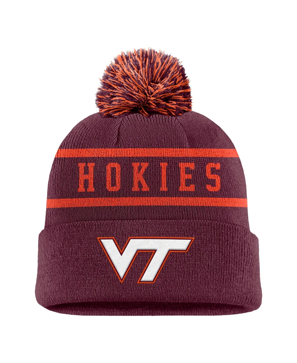 Virginia Tech Hokies Cuffed Knit Pom Hat by Nike