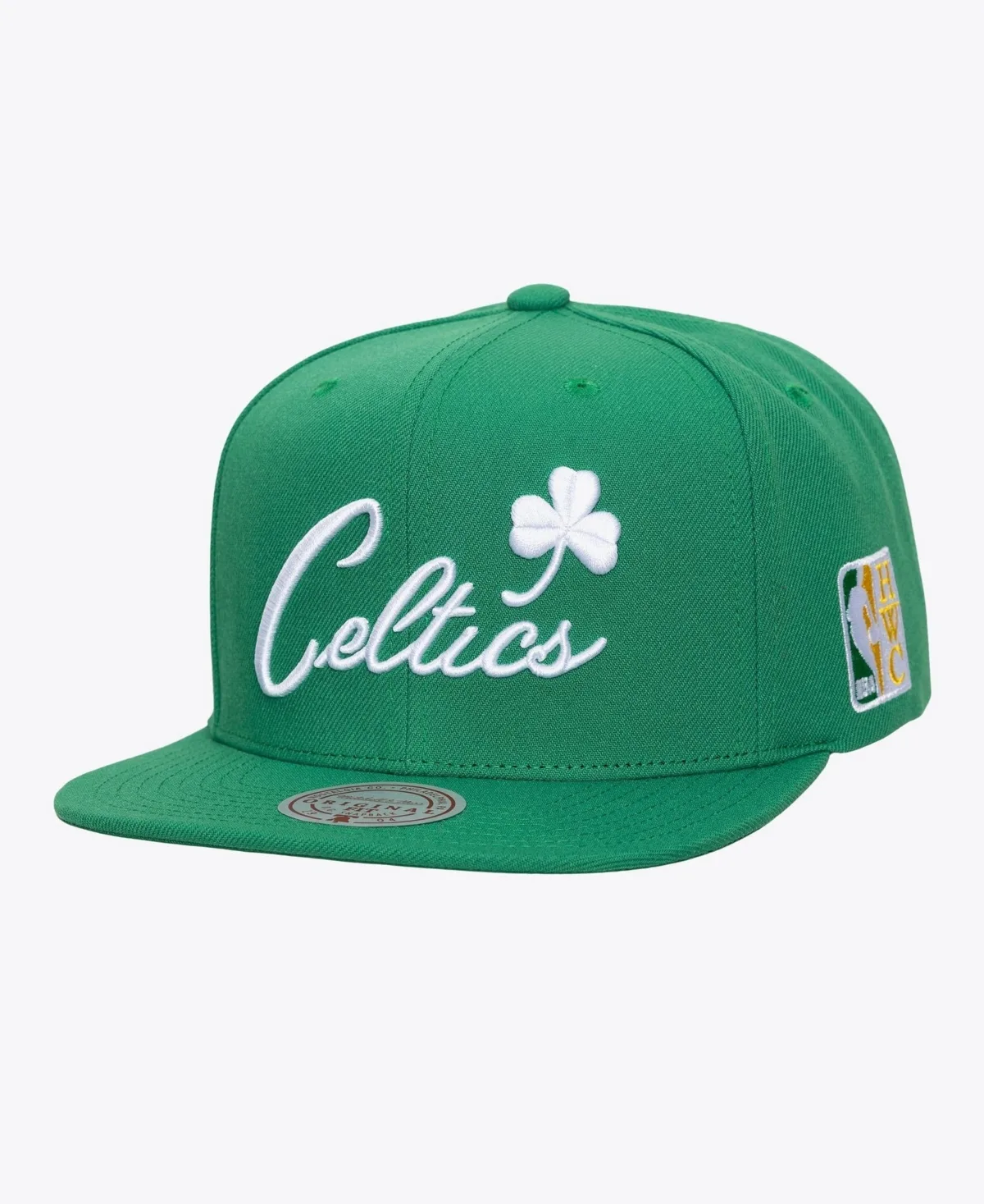 Boston Celtics High-Crown Snapback Baseball Cap by Mitchell & Ness