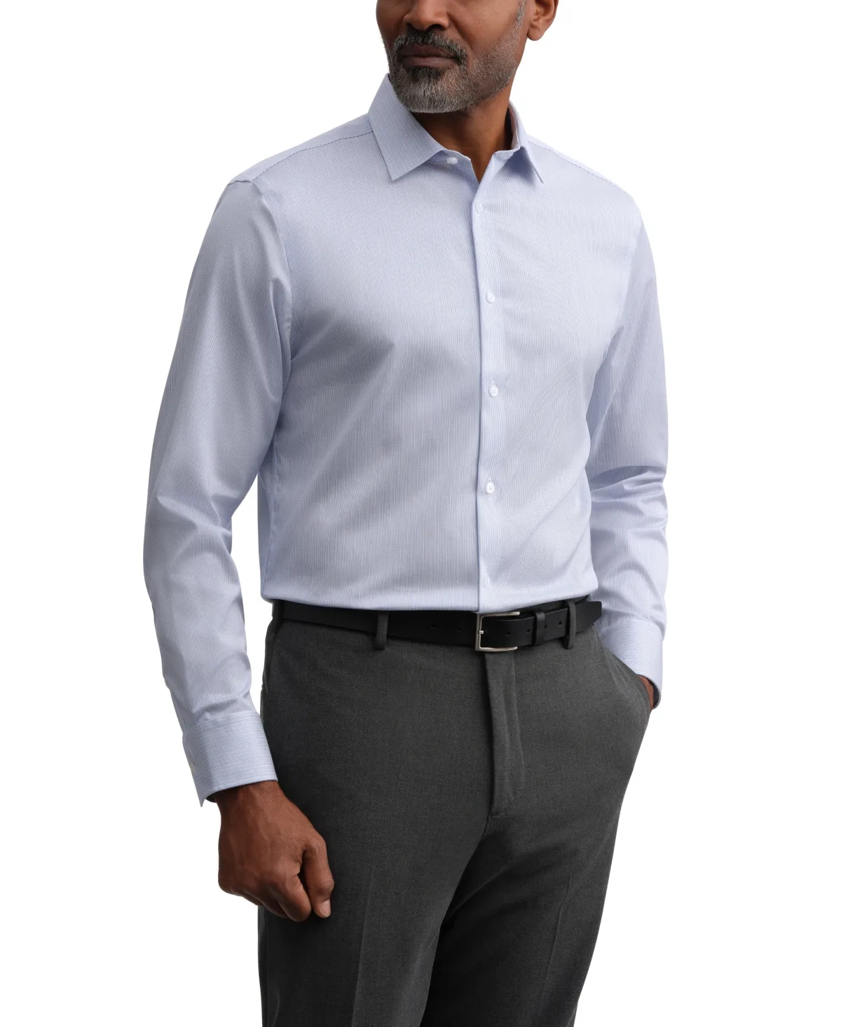 Performance Wrinkle Free Slim-Fit Dress Shirt by Calvin Klein