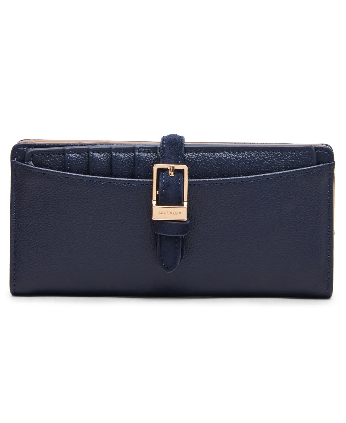 Buckled Design Bifold Wallet by Anne Klein