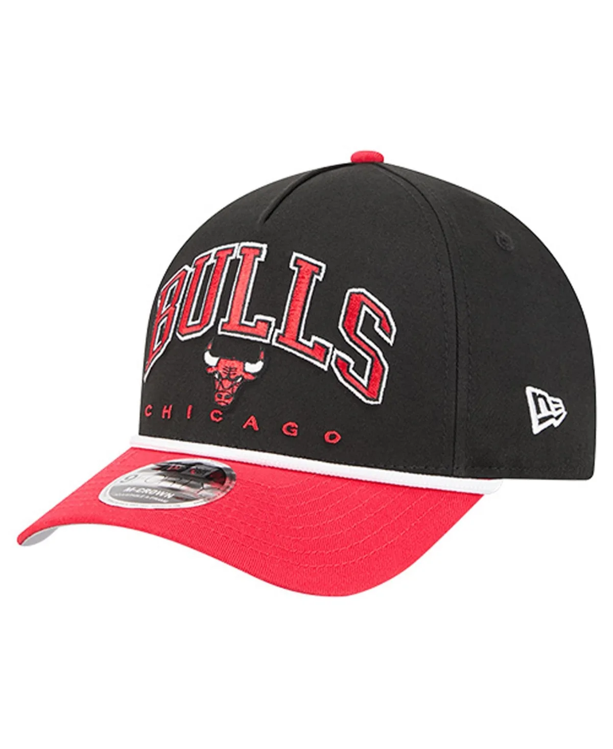Chicago Bulls Bold Arch 9FORTY A-Frame Adjustable Baseball Cap by New Era