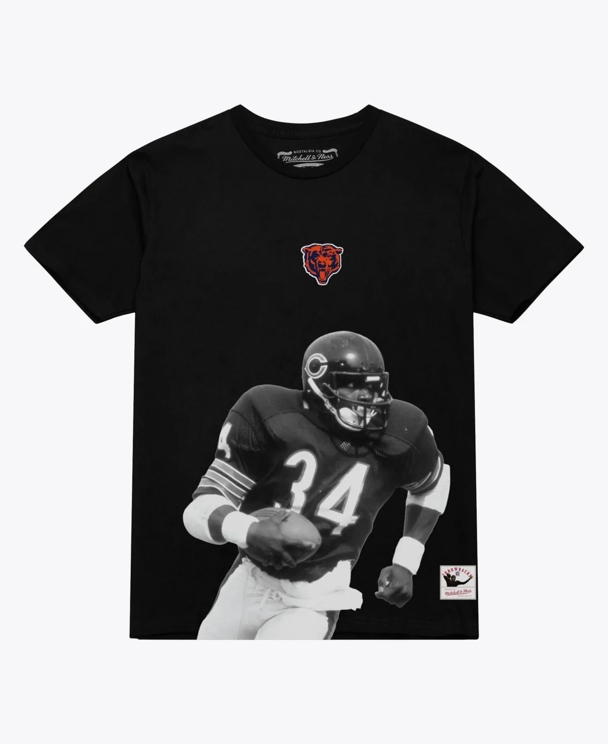 Chicago Bears Walter Payton Retired Solo Player T-Shirt by Mitchell & Ness