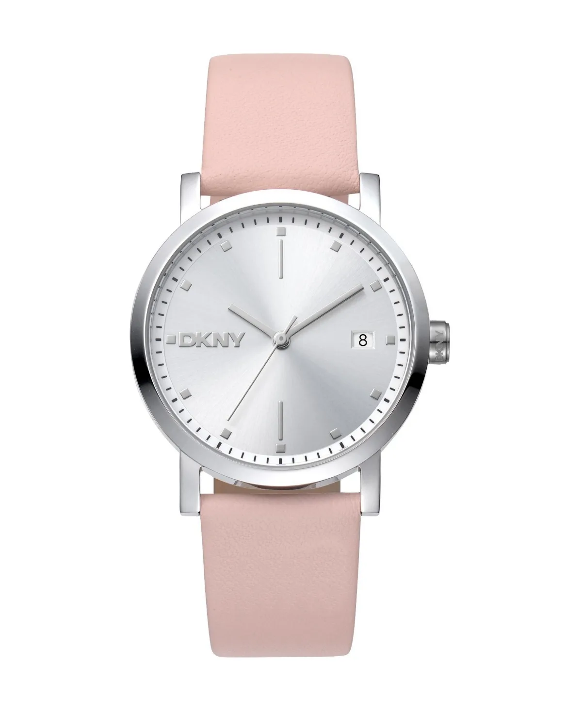 Quartz Urban Water-Resistant Date Leather Strap Watch 34mm by DKNY
