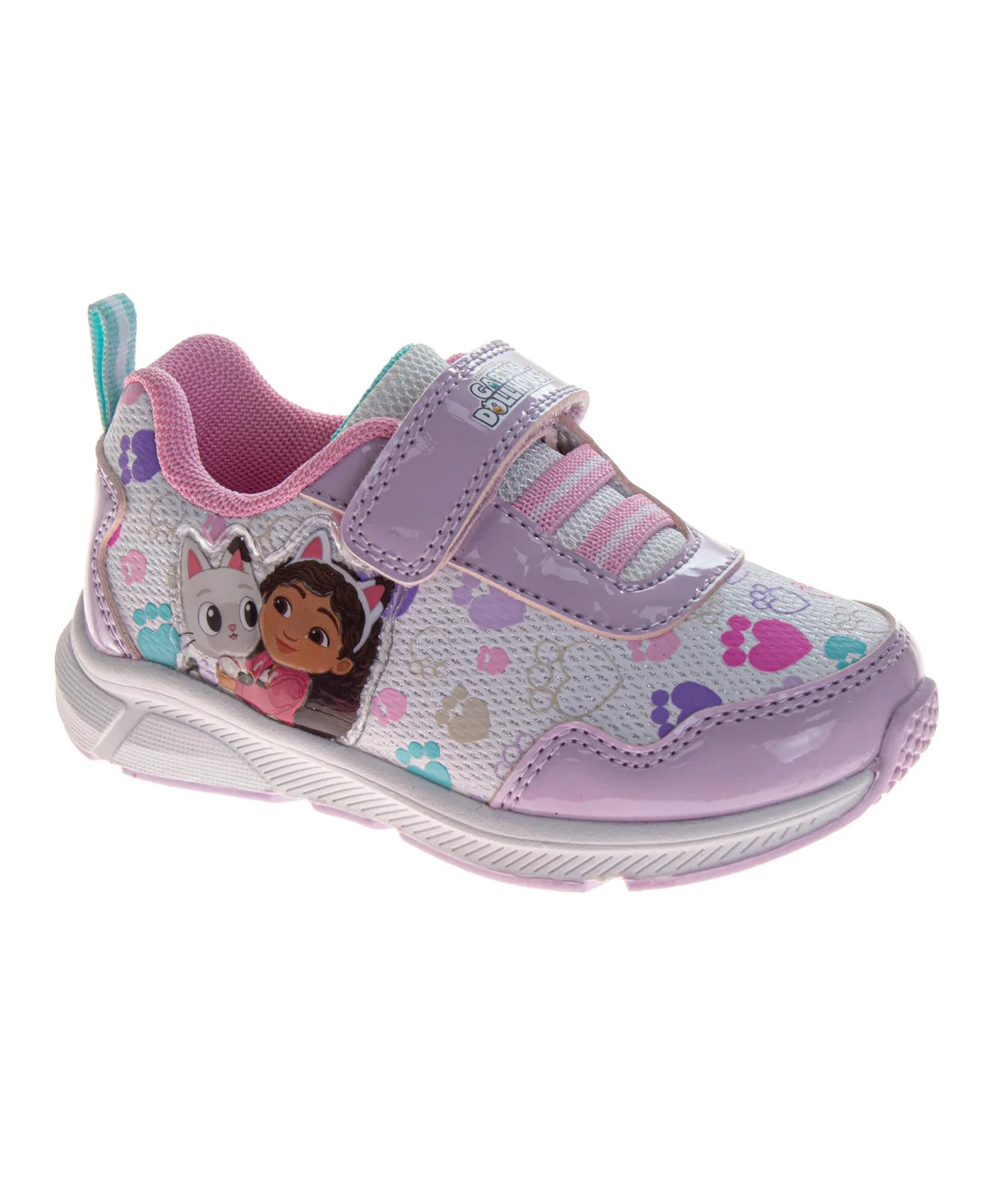 Gabbys Dollhouse Athletic Hook and Loop Light-Up Sneakers by Gabbys Dollhouse