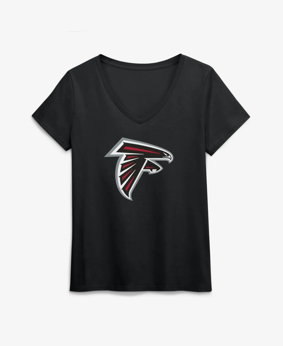 Atlanta Falcons Primary Logo V-Neck T-Shirt by Logo Athletic